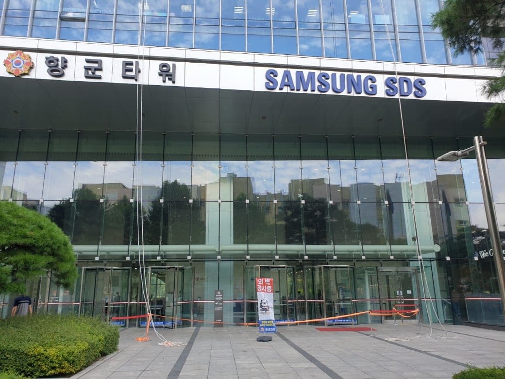 항군타워 외벽 코킹